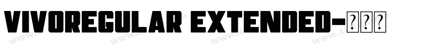 vivoREgular extended字体转换